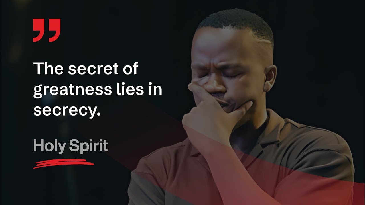 The secret of greatness lies in secrecy
