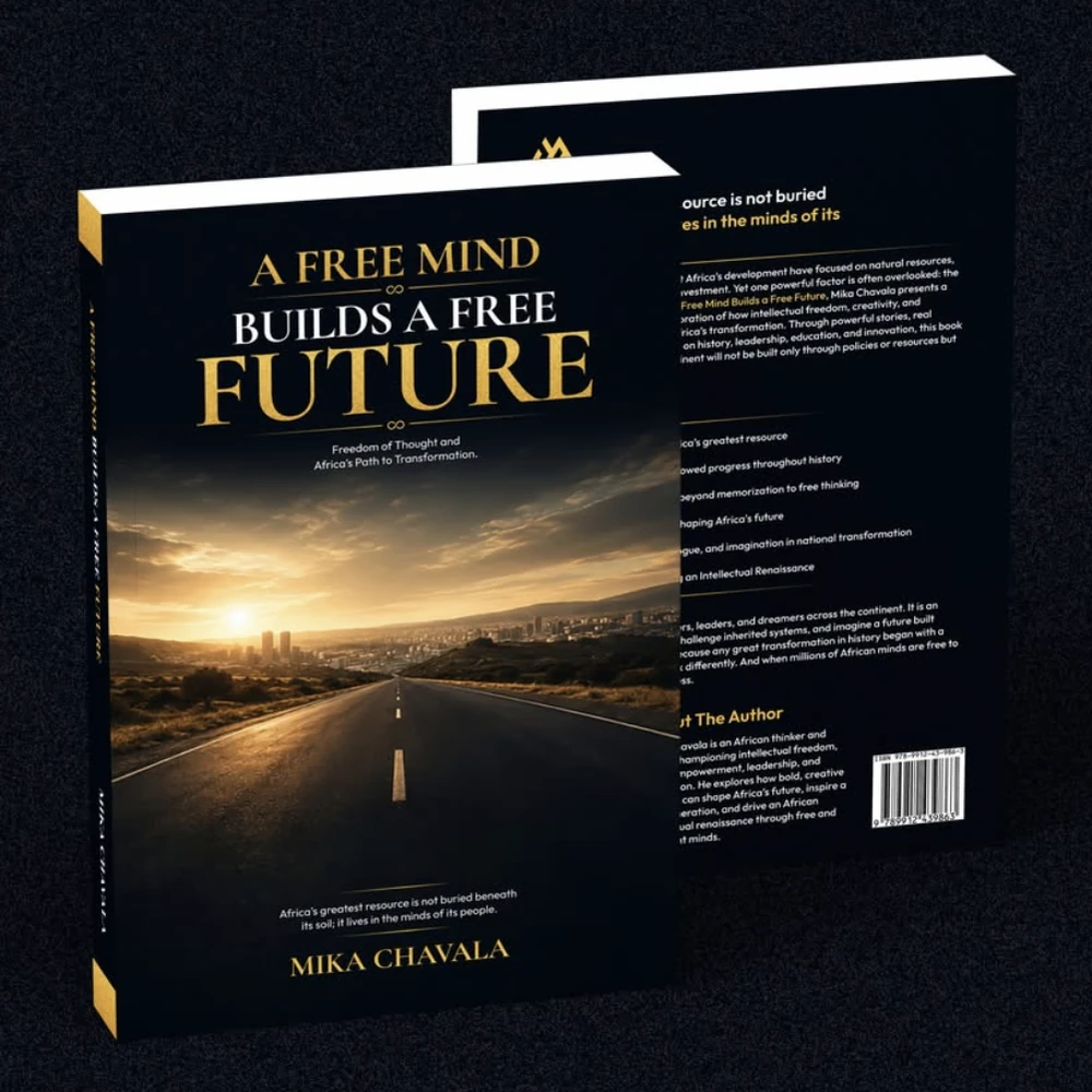 A Free Mind Builds A Free Future by Mika Chavala — front and back cover